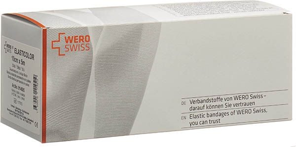 WERO SWISS Elasticolor El Bind 5mx10cm bleu 10 pièces