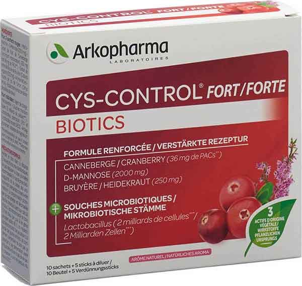Cys-Control Forte Biotics Btl 15 pièces