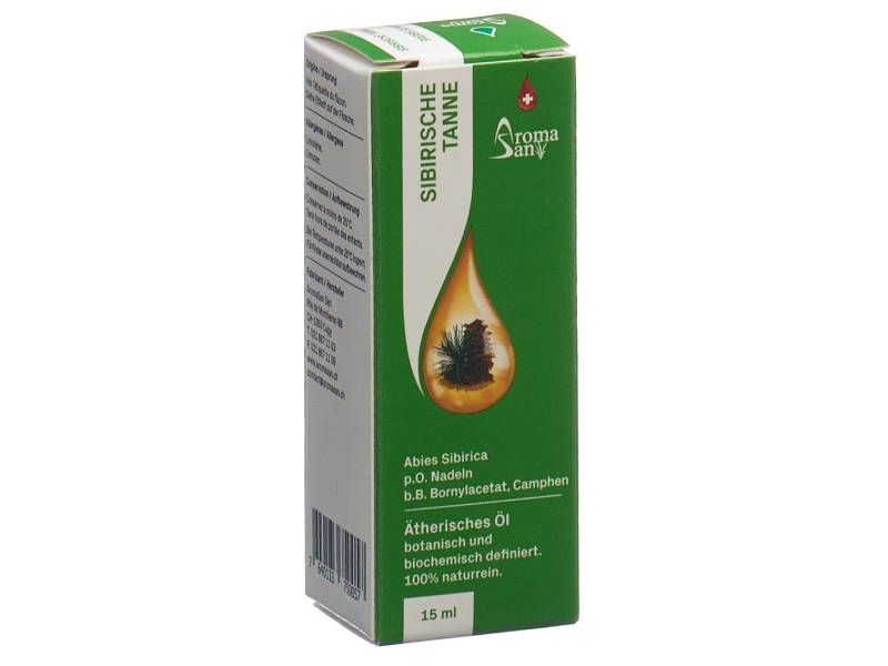 AromaSan Sibiri sapin éther/huile 1.8 cin Schacht 15ml AromaSan Sibiri sapin éther/huile 1.8 cin Schacht 15ml