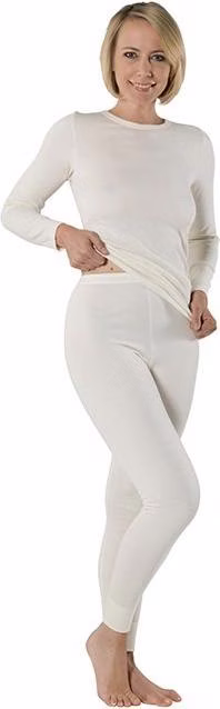 Eusana Therm Femme Longue Taille L Ivoire