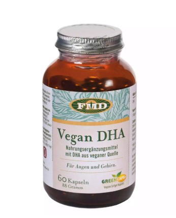 FMD Vegan DHA gélules bouteille en verre 60 pièces
