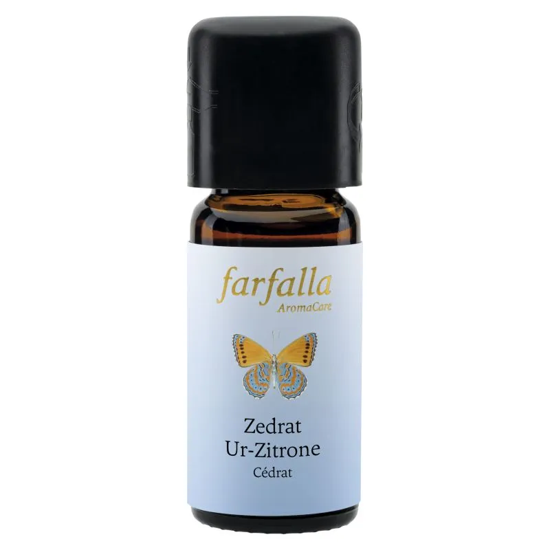 FARFALLA Zedrat (Citron originel) Huile essentielle bio 10ml FARFALLA Zedrat (Citron originel) Huile essentielle bio 10ml