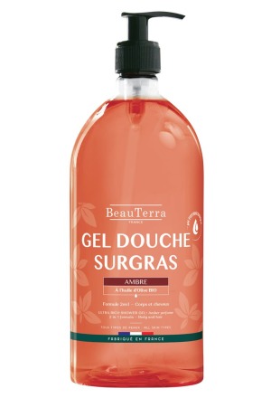 BeauTerra gel douche riche ambre 1000ml BeauTerra gel douche riche ambre 1000ml