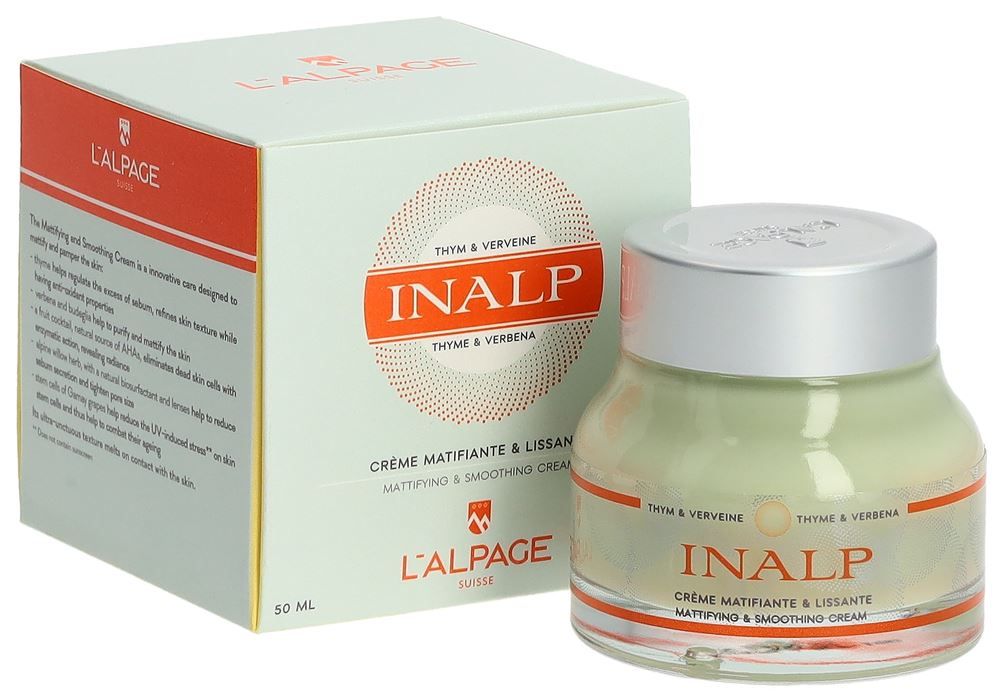 L'ALPAGE Crème Inalp matifiante & lissante 50ml