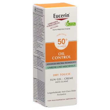 EUCERIN SUN Face Oil Control Gel-Crème SPF30 Tb 50ml EUCERIN SUN Face Oil Control Gel-Crème SPF30 Tb 50ml