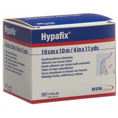 Rouleau de non-tissé adhésif Hypafix 10cmx10m