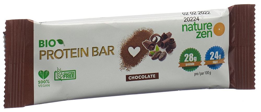 Nature Zen Barre protéinée bio chocolat 40g