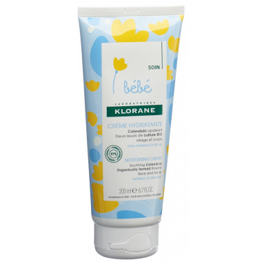 Klorane Bébé Crème Hydratante Bio 200ml