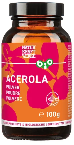 NaturKraftWerke Poudre d'acérola bio certifiée kbA 100 g