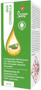 Aromasan Java Citronella Huile essentielle en boîte Bio 15ml Aromasan Java Citronella Huile essentielle en boîte Bio 15ml