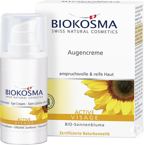 BIOKOSMA ACTIVE Visage Crème pour les yeux 15ml
