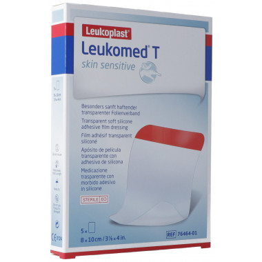 Leukomed T plus skin sensitive 8x10cm 5 pièces Leukomed T plus skin sensitive 8x10cm 5 pièces