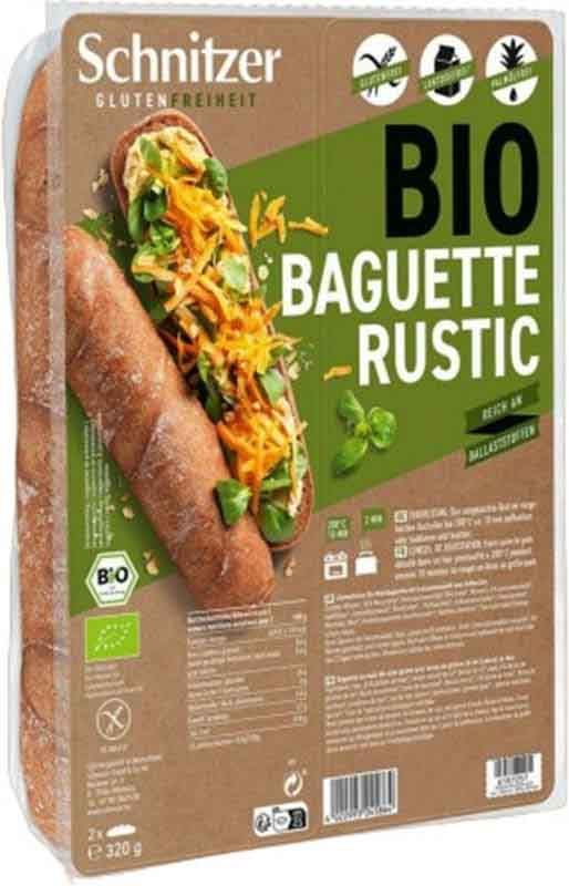 Schnitzer Baguette bio rustique 320g