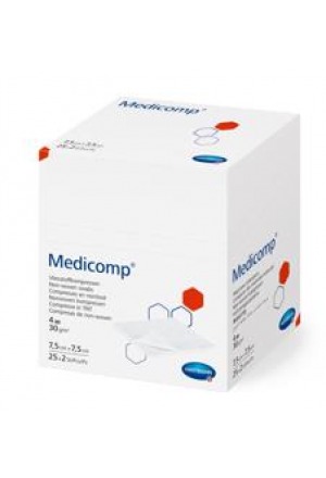 Medicomp 4 fois S30 5x5cm stérile 25 x 2 pièces