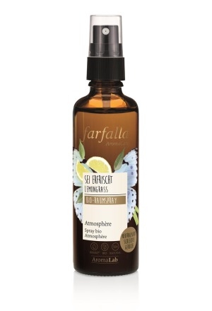 farfalla Spray d'ambiance bio sois rafraîchi Lemongrass 75ml farfalla Spray d'ambiance bio sois rafraîchi Lemongrass 75ml