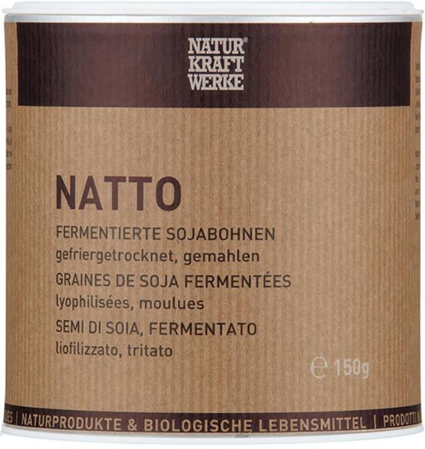 NATURKRAFTWERKE Natto fèves de soja moulues 150g NATURKRAFTWERKE Natto fèves de soja moulues 150g