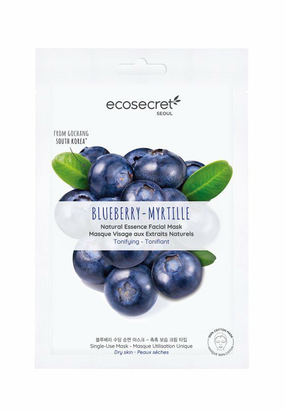 ECOSECRET Masque visage tonifiant myrtille 20ml