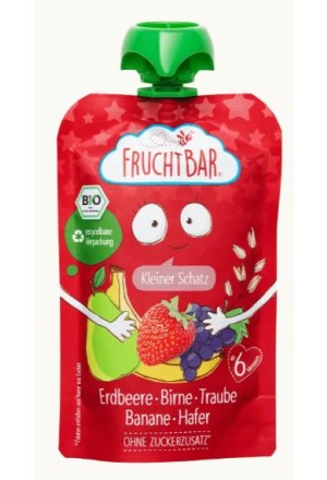 Purée de fruits Fruchtbar Bio Erd Bir Tr Ban Haf 100g