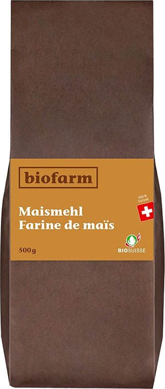 Farine de maïs BIOFARM Bourgeon Btl 500g Farine de maïs BIOFARM Bourgeon Btl 500g
