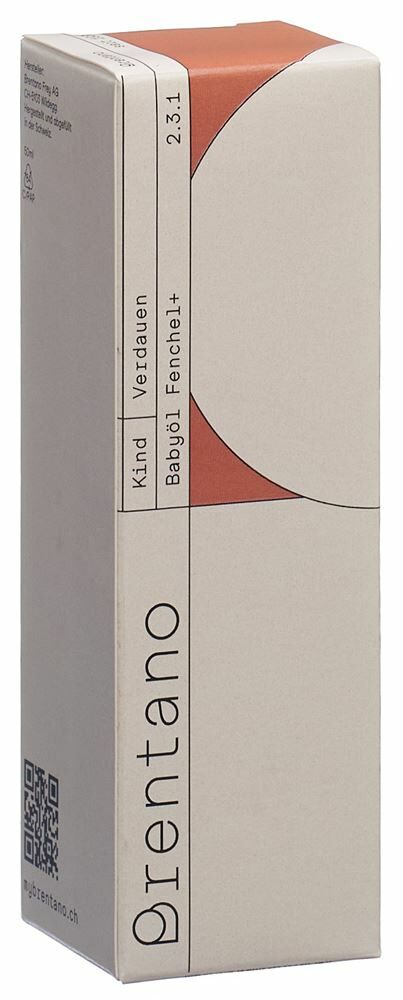 BRENTANO Huile pour bébé Fenouil+ Pip Fl 50ml