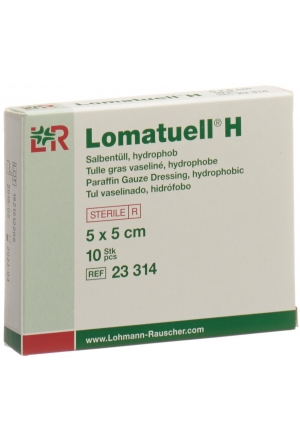 Tulle à pommade Lomatuell H 5x5cm stérile 10 pièces