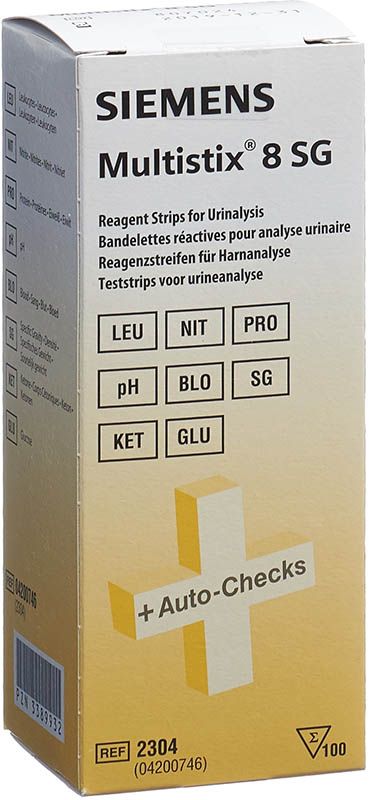 Bandelettes MULTISTIX 8 SG 100 pièces