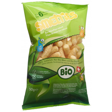 Smelties Flips au maïs bio (produit en CH) 50g