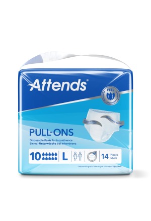 ATTENDS Pull Ons 10 Pant L btl 14 pc