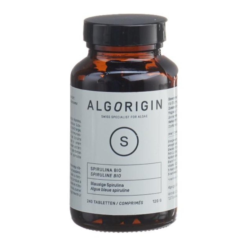 ALGORIGIN Comprimés de spiruline bio 240 pièces ALGORIGIN Comprimés de spiruline bio 240 pièces