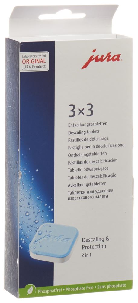 Pastilles de détartrage JURA Pack pour 3 détartrages Pastilles de détartrage JURA Pack pour 3 détartrages