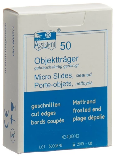 Lames pour objets ASSISTENT Elka Mattstreifen CE 50 pces