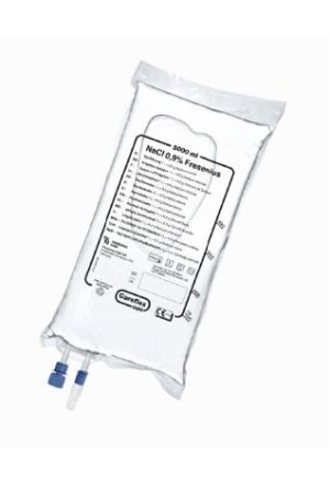 FRESENIUS NaCl solution de rinçage 0.9 % CFX Duo 2 x 5000ml