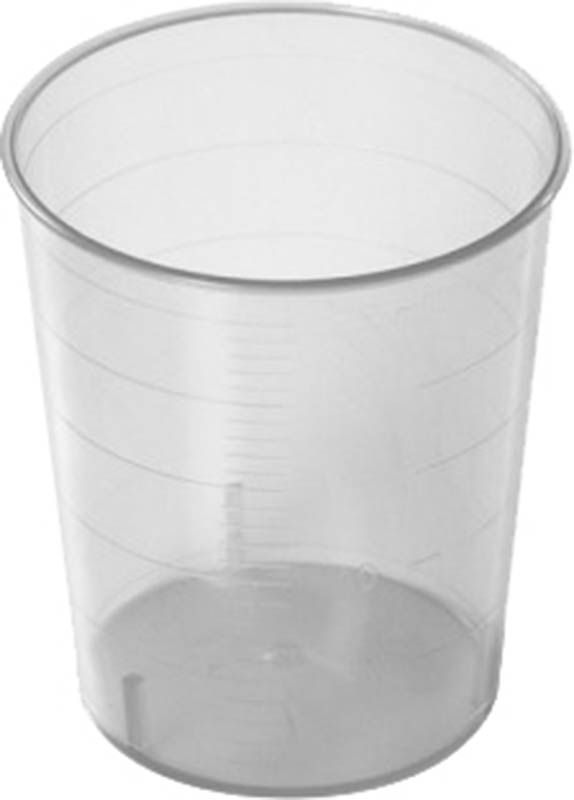 Wiegand Godet à médicaments 25ml transparent lavable 50 pièces