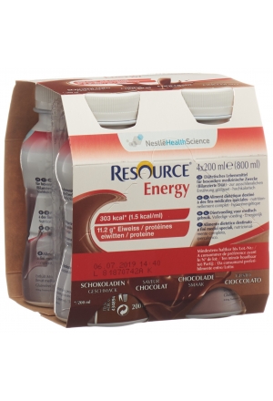 Resource Energy chocolat 4 x 200ml Resource Energy chocolat 4 x 200ml