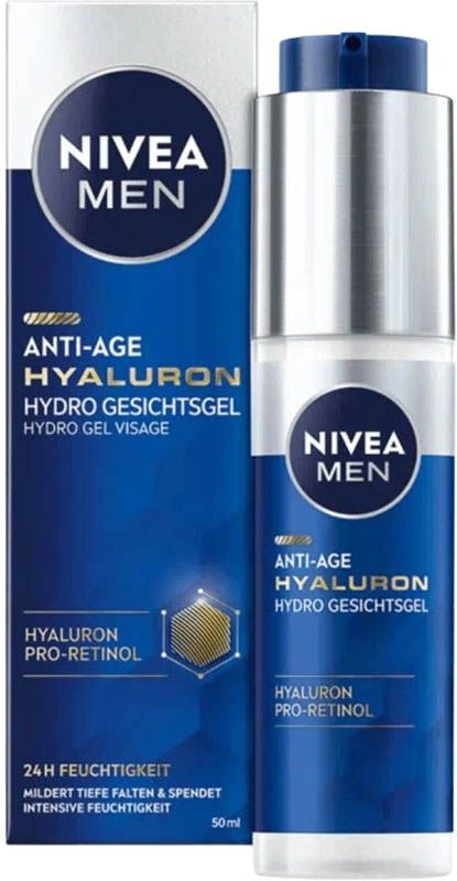 Nivea Men Hyaluron Hydro Gel pour le visage 50ml Nivea Men Hyaluron Hydro Gel pour le visage 50ml