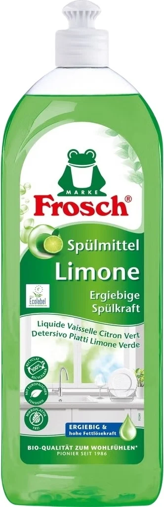 FROSCH Liquide de rinçage Citron vert Fl 750 ml