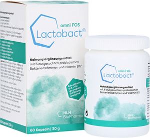 Lactobact omni FOS gélules 60 pièces Lactobact omni FOS gélules 60 pièces