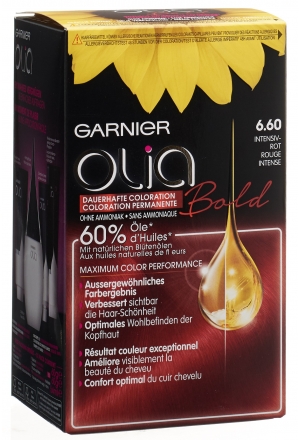 OLIA couleur de cheveux 6.6 rouge intense