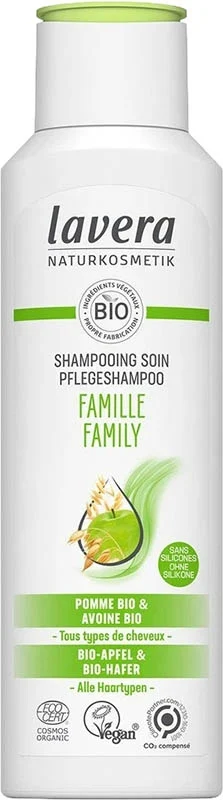 Gamme de shampoings LAVERA pour tous types de cheveux, 250 ml