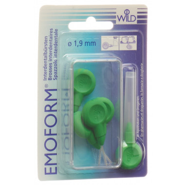 EMOFORM Brosses interdentaires 1.9mm vert clair 5 pièces