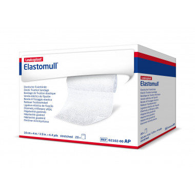 Bande de gaze Elastomull blanche 4mx10cm 20 pièces
