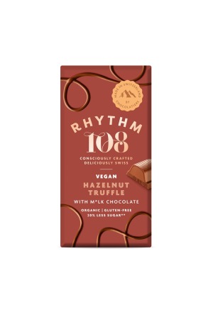 RHYTHM108 Hazelnut Truffle With Cr Choc 100g