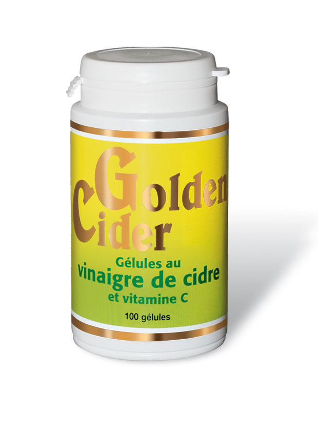 Gélules au vinaigre de pomme GOLDENCIDER 100 pièces Gélules au vinaigre de pomme GOLDENCIDER 100 pièces