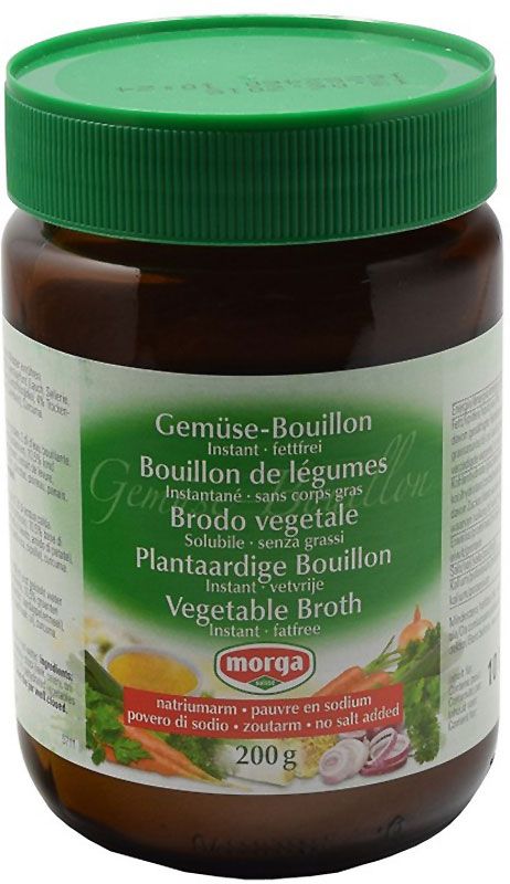 MORGA Bouillon de légumes inst sans graisse natriuma 200g MORGA Bouillon de légumes inst sans graisse natriuma 200g