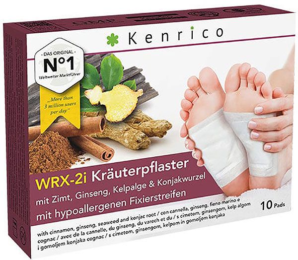 KENRICO Pansements aux herbes Cannelle Gins Kelp Konj 10 pièces