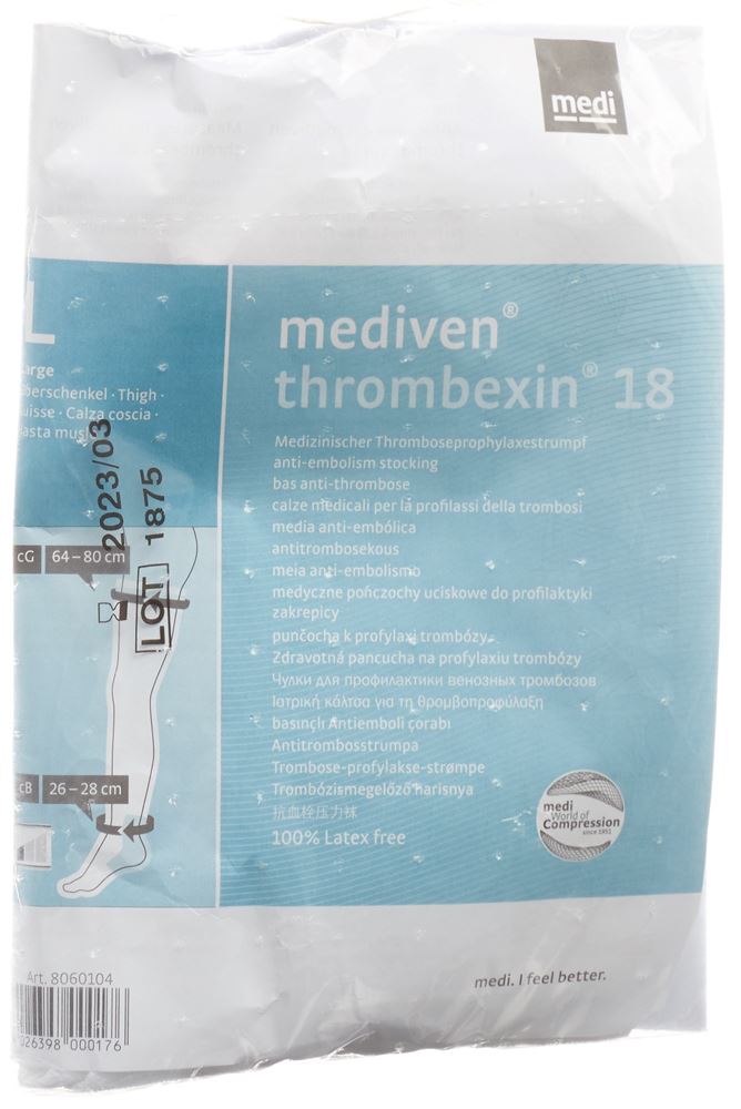 Mediven thrombexin 18 A-G L 1 paire