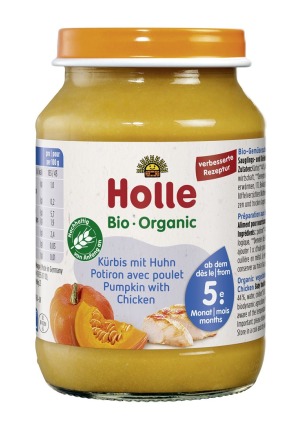 Holle Courge avec poulet pot 190g Holle Courge avec poulet pot 190g