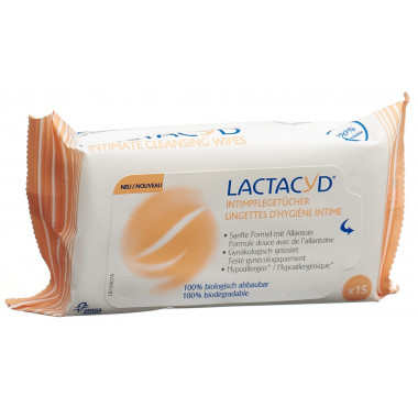 Lactacyd lingettes intimes 15 pièces