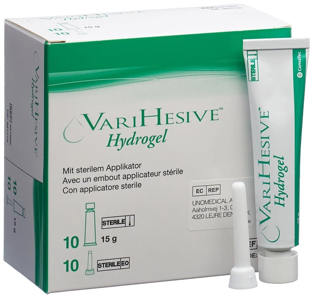 VARIHESIVE Hydrogel m Applicateur stérile 10 Tb 15g