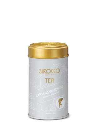 Sirocco Boîte à thé moyenne Lapsang Souchong Bio 80g